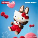 POPMART泡泡玛特THE MONSTERS × HELLO KITTY搪胶毛绒公仔拉布布